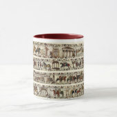 BAYEUX TAPESTRY 1066 Slag op de borst, middeleeuws Mok (Midden)