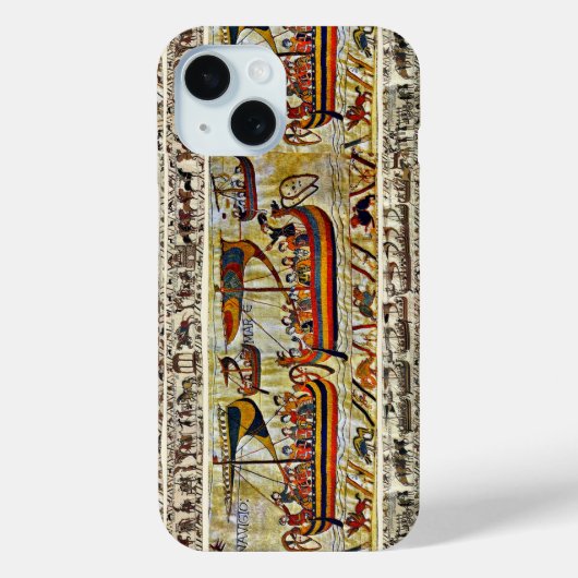 BAYEUX TAPESTRY 1066 VIKING SHIPS Case-Mate iPhone CASE (Achterkant)