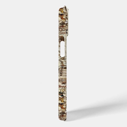 BAYEUX TAPESTRY 1066 VIKING SHIPS Case-Mate iPhone CASE (Achterkant / Rechts)