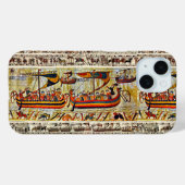BAYEUX TAPESTRY 1066 VIKING SHIPS Case-Mate iPhone CASE (Achterkant (horizontaal))