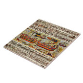 BAYEUX TAPESTRY 1066 VIKING SHIPS TEGELTJE (Zijkant)