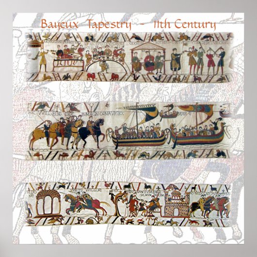 Bayeux Tapestry 11th Century Poster (Voorkant)