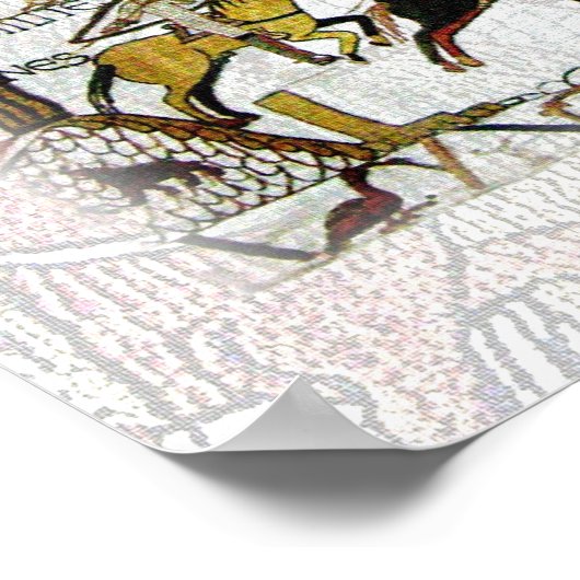 Bayeux Tapestry 11th Century Poster (Hoek)