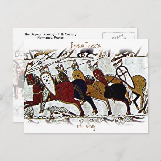Bayeux Tapestry a1 Briefkaart (Voorkant / Achterkant)