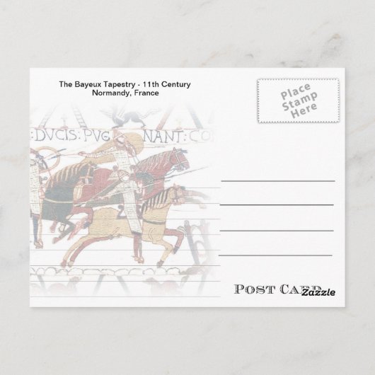 Bayeux Tapestry a1 Briefkaart (Achterkant)