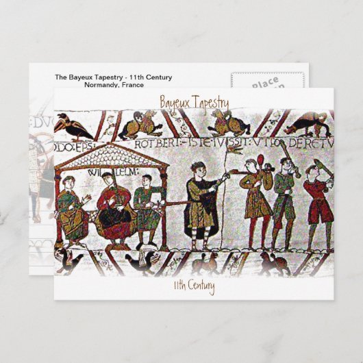 Bayeux Tapestry a6 - Briefkaart (Voorkant / Achterkant)