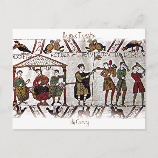 Bayeux Tapestry a6 - Briefkaart (Voorkant)
