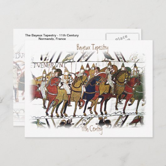 Bayeux Tapestry - a7 Briefkaart (Voorkant / Achterkant)