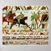 BAYEUX TAPESTRY, BATTLE OF HASTINGS, NORMAN KNIGHT POSTER (Voorkant)