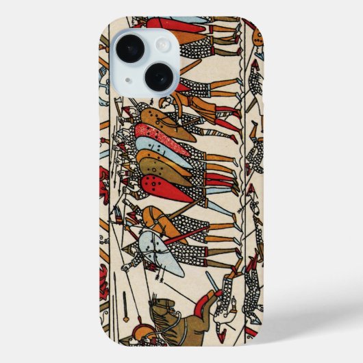 BAYEUX TAPESTRY BATTLE OF HASTINGS NORMAN KNIGHTS Case-Mate iPhone CASE (Achterkant)