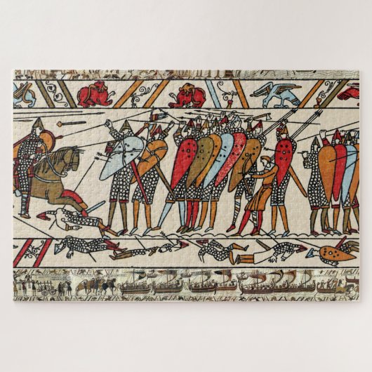 BAYEUX TAPESTRY BATTLE OF HASTINGS NORMAN KNIGHTS LEGPUZZEL (Horizontaal)