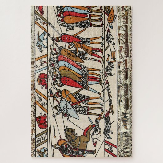 BAYEUX TAPESTRY BATTLE OF HASTINGS NORMAN KNIGHTS LEGPUZZEL (Verticaal)
