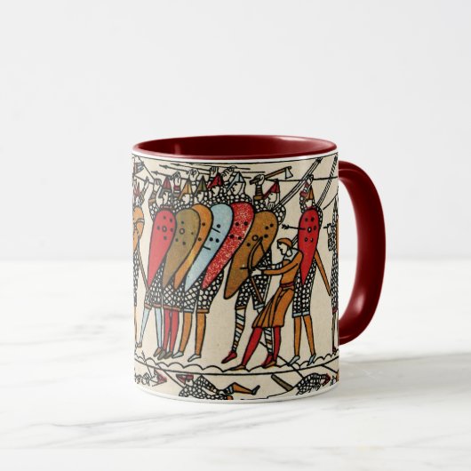 BAYEUX TAPESTRY BATTLE OF HASTINGS NORMAN KNIGHTS MOK (Voorkant rechts)