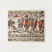 BAYEUX TAPESTRY BATTLE OF HASTINGS NORMAN KNIGHTS WANDKLEED (Voorkant (horizontaal))