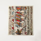 BAYEUX TAPESTRY BATTLE OF HASTINGS NORMAN KNIGHTS WANDKLEED (Voorkant)