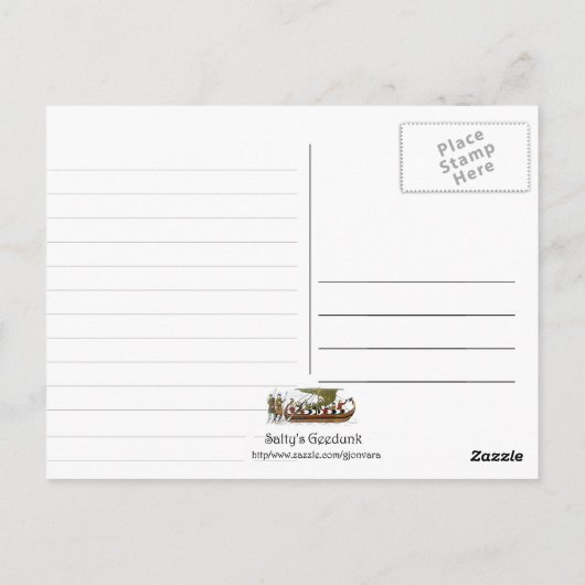 Bayeux Tapestry Briefkaart (Achterkant)