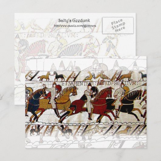 Bayeux Tapestry Briefkaart (Voorkant / Achterkant)