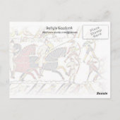 Bayeux Tapestry Briefkaart (Achterkant)
