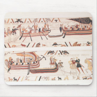 Bayeux Tapestry Detail - Ships Mousepad Muismat
