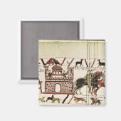 Bayeux Tapestry Earl Harold tot Duke of Normandy Magneet (Voorkant / Achterkant)
