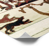 Bayeux Tapestry Earl Harold tot Duke of Normandy Poster (Hoek)