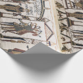 Bayeux Tapestry - King Harold Coronation Cadeaupapier (Hoek)