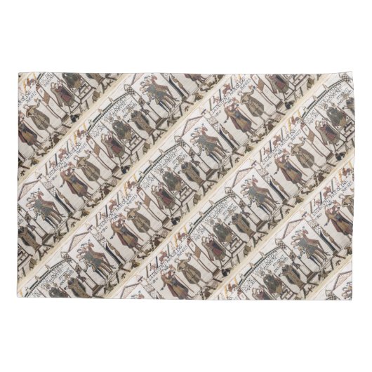 Bayeux Tapestry - King Harold Coronation Kussensloop (Achterkant)