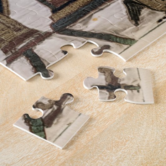 Bayeux Tapestry - King Harold Coronation Legpuzzel (Zijkant)