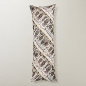 Bayeux Tapestry - King Harold Coronation Lichaamskussen (Achterkant (Verticaal))