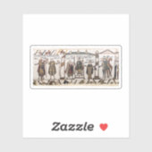 Bayeux Tapestry - King Harold Coronation Sticker (Vel)