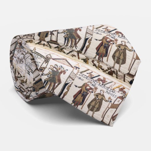 Bayeux Tapestry - King Harold Coronation Stropdas (Opgerold)