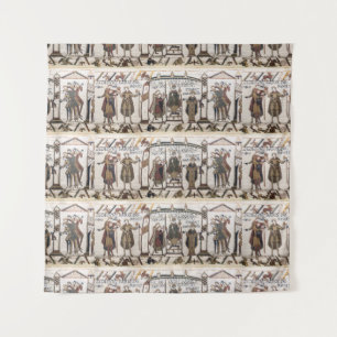 Bayeux Tapestry - King Harold Coronation Wandkleed