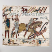 Bayeux Tapestry King Harold is doodgeschoten Arrow Poster (Voorkant)