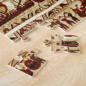 BAYEUX TAPESTRY NORMAN ARMY, KNIGHTS HORSEBACK JI LEGPUZZEL (Zijkant)