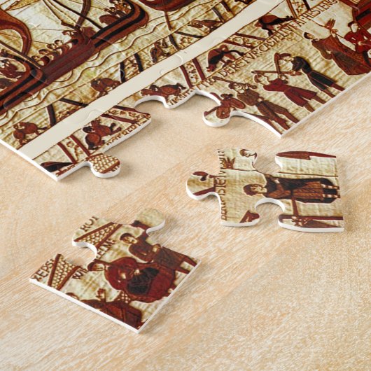 BAYEUX TAPESTRY NORMAN ARMY, KNIGHTS HORSEBACK JI LEGPUZZEL (Zijkant)