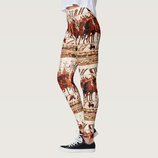 BAYEUX TAPESTRY NORMAN ARMY, KNIGHTS HORSEBACK LEGGINGS (Links)