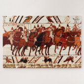 BAYEUX TAPESTRY NORMAN ARMY, KNIGHTS HORSEBACK LEGPUZZEL (Horizontaal)