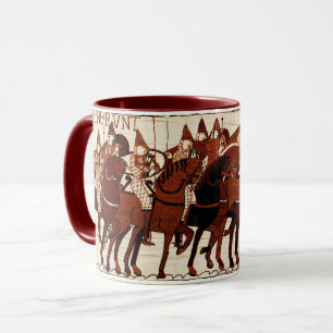 BAYEUX TAPESTRY NORMAN ARMY, KNIGHTS HORSEBACK MOK
