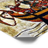BAYEUX TAPESTRY, NORMAN KNIGHTS, ARCHERS, VIKSHIP POSTER (Hoek)