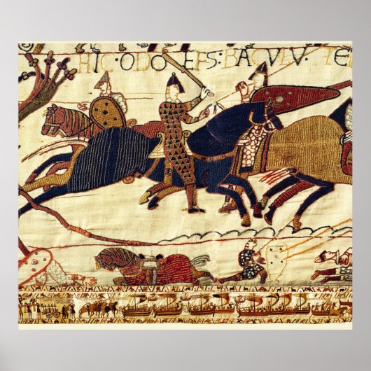 BAYEUX TAPESTRY,ODO IN DE BATTLE VAN DE HASTINGS 1 POSTER (Voorkant)
