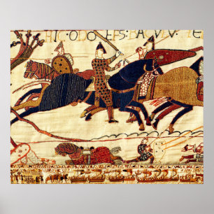 BAYEUX TAPESTRY,ODO IN DE BATTLE VAN DE HASTINGS 1 POSTER