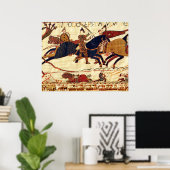 BAYEUX TAPESTRY,ODO IN DE BATTLE VAN DE HASTINGS 1 POSTER (Thuiskantoor)