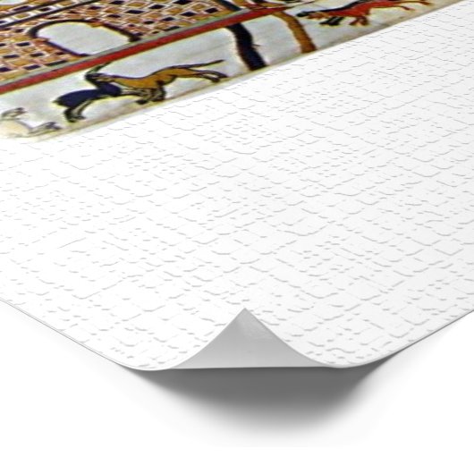 Bayeux Tapestry Scene Poster (Hoek)