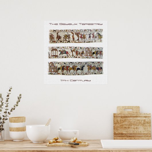 Bayeux Tapestry Scene Poster (Keuken)
