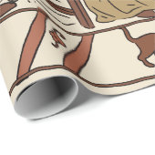 Bayeux tapijt parodie cadeaupapier (Rol Hoek)