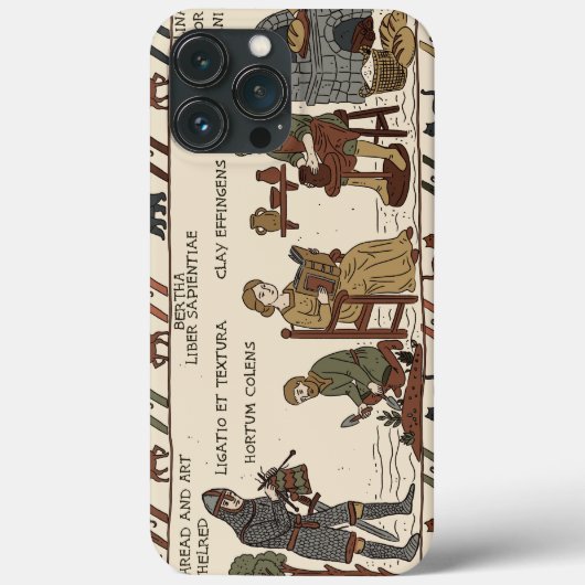 Bayeux-tapijtparodie Case-Mate iPhone Case (Achterkant)