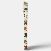 Bayeux-tapijtparodie Case-Mate iPhone Case (Achterkant / Links)