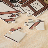 Bayeux-tapijtparodie Legpuzzel (Zijkant)