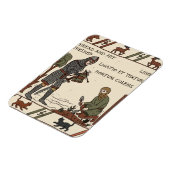 Bayeux-tapijtparodie Magneet (Linkerzijde)