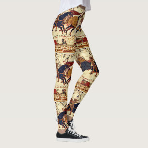 BAYEUX TAPISSERIE,ODO IN DE SLAG BIJ HASTINGS 1066 LEGGINGS